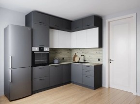 Кухонный гарнитур Меренга 2200*1700 (Стол. 26мм) в Можге - mozhga.ok-mebel.com | фото