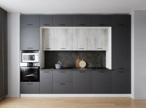Кухонный гарнитур Санторини 3400 (Стол. 38мм) в Можге - mozhga.ok-mebel.com | фото