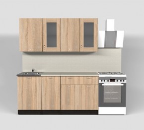 Кухня Симона Демо 1700 (Венга/Дуб Сонома) в Можге - mozhga.ok-mebel.com | фото 7
