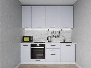 Кухонный гарнитур Смоки 2200 h950 (Стол. 38 мм) в Можге - mozhga.ok-mebel.com | фото