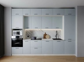 Кухонный гарнитур Смоки 3400 (Стол. 26мм) в Можге - mozhga.ok-mebel.com | фото