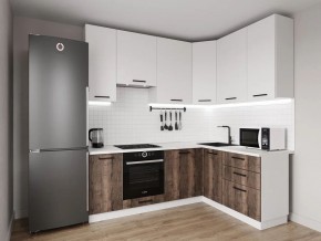 Кухонный гарнитур Старое Дерево 2200*1600 h950 (Стол. 26мм) в Можге - mozhga.ok-mebel.com | фото
