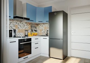 Кухонный гарнитур угловой Капри 2200х1000 (Стол. 38мм) в Можге - mozhga.ok-mebel.com | фото