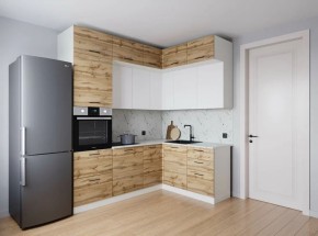 Кухонный гарнитур угловой Лада 2200*1700 (Стол. 38мм) в Можге - mozhga.ok-mebel.com | фото