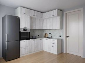 Кухонный гарнитур угловой Пайн 2200*1700 (Стол. 38мм) в Можге - mozhga.ok-mebel.com | фото