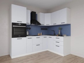 Кухонный гарнитур угловой Смоки 2400*1600 (Стол. 26мм) в Можге - mozhga.ok-mebel.com | фото