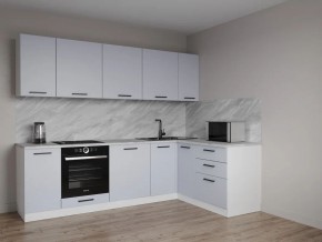 Кухонный гарнитур угловой Смоки 2600*1600 (Стол. 38 мм) в Можге - mozhga.ok-mebel.com | фото
