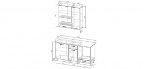 Кухонный гарнитур Умбра 1600 h950 (Стол. 26мм) в Можге - mozhga.ok-mebel.com | фото 2