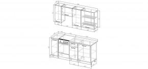Кухонный гарнитур Умбра 1800 (Стол. 26мм) в Можге - mozhga.ok-mebel.com | фото 2