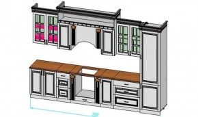 Кухонный гарнитур Верона 3.9 (крем) композиция №2 в Можге - mozhga.ok-mebel.com | фото 6