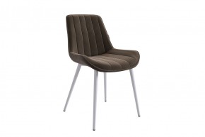 ЛАРИ Стул (кофе (велюр)/белый​​​​​​​) в Можге - mozhga.ok-mebel.com | фото