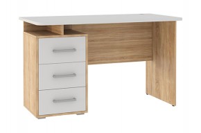 ЛАЙТ 2 Стол компьютерный (1200)  дуб сонома/белый в Можге - mozhga.ok-mebel.com | фото