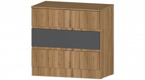ЛЕНОРА Комод 3 ящика (графит) в Можге - mozhga.ok-mebel.com | фото