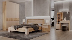 ЛЕНОРА Спальный гарнитур (модульный) кашемир в Можге - mozhga.ok-mebel.com | фото