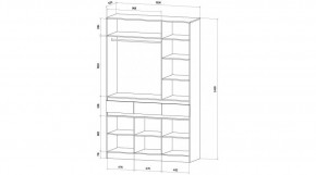 ЛЕНОРА Спальный гарнитур (модульный) кашемир в Можге - mozhga.ok-mebel.com | фото 9