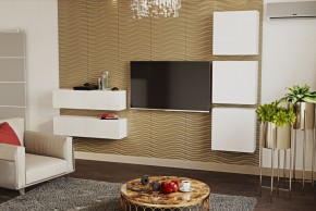 ЛИНДА Гостиная (Белый/Белый) в Можге - mozhga.ok-mebel.com | фото 4