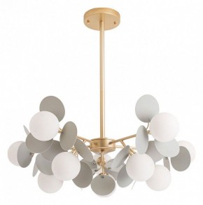 Люстра на штанге Arte Lamp Peacock A1369SP-10GY в Можге - mozhga.ok-mebel.com | фото