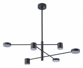 Люстра на штанге Arte Lamp Stanley A2476PL-40BK в Можге - mozhga.ok-mebel.com | фото