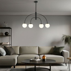 Люстра на штанге Eurosvet Cenacolo 30179/4 черный в Можге - mozhga.ok-mebel.com | фото 2