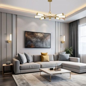 Люстра на штанге Eurosvet Stark 50386 LED латунь в Можге - mozhga.ok-mebel.com | фото 3