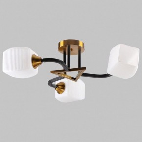 Люстра на штанге Imex MD.52009 MD.52009-3-S-BK+GAB в Можге - mozhga.ok-mebel.com | фото