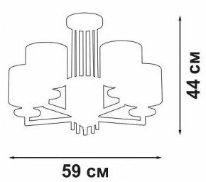 Люстра на штанге Vitaluce V3069 V3069-8/5PL в Можге - mozhga.ok-mebel.com | фото 3