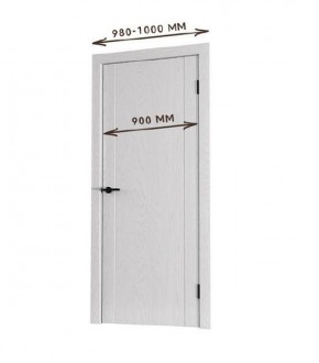 Межкомнатная дверь Bolivar Роялвуд белый (комплект) 900 в Можге - mozhga.ok-mebel.com | фото