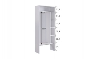 МЕРСИ Прихожая (модульная) кашемир в Можге - mozhga.ok-mebel.com | фото 5