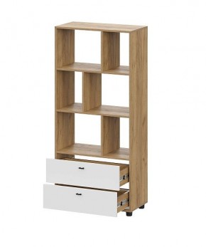 МИЛАН Гостиная (Дуб Золотой/Белый Матовый) модульная в Можге - mozhga.ok-mebel.com | фото 25