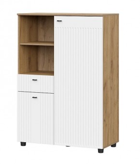 МИЛАН Гостиная (Дуб Золотой/Белый Матовый) модульная в Можге - mozhga.ok-mebel.com | фото 28