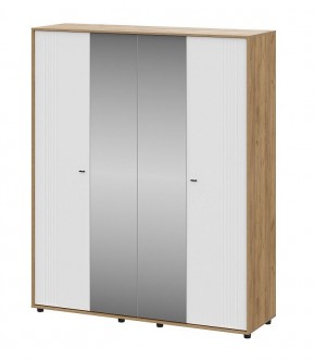 МИЛАН Шкаф четырехстворчатый (Белый Матовый) в Можге - mozhga.ok-mebel.com | фото