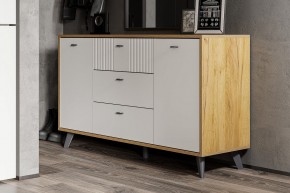 МИЛАН Спальня (Дуб Золотой/Белый матовый) в Можге - mozhga.ok-mebel.com | фото 48