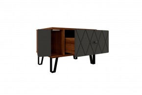 Модульная Спальня Римини (МДФ графит софт) в Можге - mozhga.ok-mebel.com | фото 6
