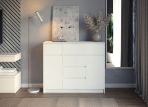 МОРИ МК 1200.4 Комод (белый) в Можге - mozhga.ok-mebel.com | фото 3