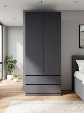 МОРИ МШ 900.2 Шкаф (графит) в Можге - mozhga.ok-mebel.com | фото 3