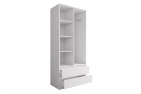 МОРИ МШ 900.2 Шкаф с 2мя дв и 2мя ящ. (белый) в Можге - mozhga.ok-mebel.com | фото 3