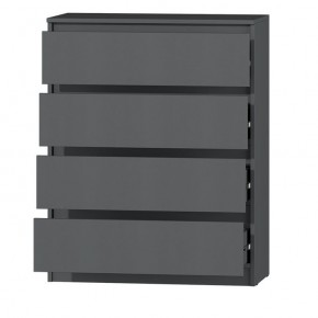 МС "Хилтон" Комод №1 800 (4 ящ.) графит в Можге - mozhga.ok-mebel.com | фото 3