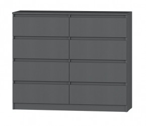 МС "Хилтон" Комод №3 1200 (8 ящ.) графит в Можге - mozhga.ok-mebel.com | фото 2