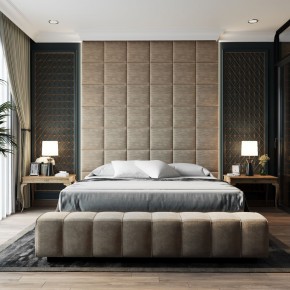 Мягкие панели КВАДРАТЫ 50*50 (2 шт.) для спальни в Можге - mozhga.ok-mebel.com | фото 5