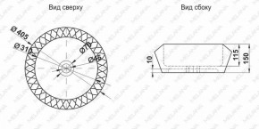 Накладная раковина melana mln-78452 (черная) в Можге - mozhga.ok-mebel.com | фото 2