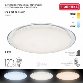 Накладной светильник Эра Классик SPB-6-120-RC Saturn (С) в Можге - mozhga.ok-mebel.com | фото 3