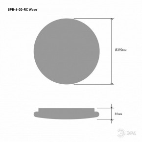 Накладной светильник Эра Классик SPB-6-30-RC Wave в Можге - mozhga.ok-mebel.com | фото 5