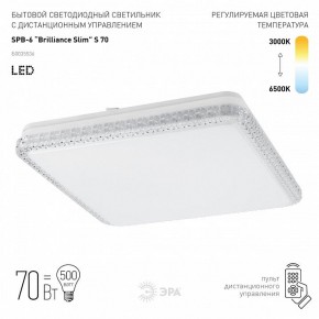 Накладной светильник Эра Классик SPB-6 Brilliance Slim S 70 в Можге - mozhga.ok-mebel.com | фото 2