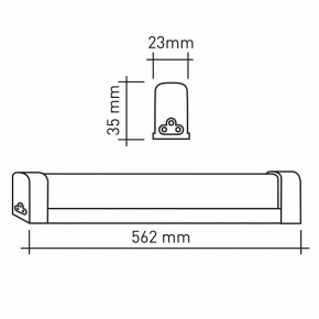 Накладной светильник Эра  LLED-04-0-40K-008 в Можге - mozhga.ok-mebel.com | фото 2