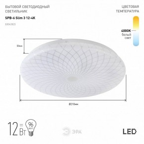 Накладной светильник Эра Slim SPB-6 Slim 3 12-4K в Можге - mozhga.ok-mebel.com | фото 2