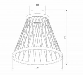 Накладной светильник Eurosvet Cesta 40018/1 LED коричневый в Можге - mozhga.ok-mebel.com | фото 4