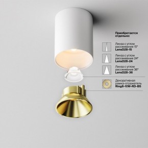 Накладной светильник Maytoni Alfa LED C064CL-8W2.7K-RD-WB в Можге - mozhga.ok-mebel.com | фото 3