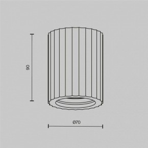 Накладной светильник Maytoni Conik gyps C121CL-GU10-W в Можге - mozhga.ok-mebel.com | фото 7