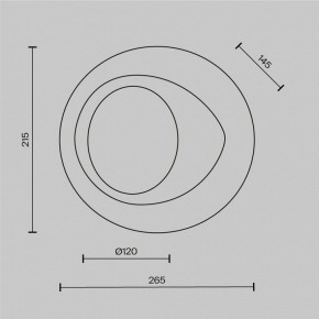 Накладной светильник Maytoni Lulua MOD435WL-01W в Можге - mozhga.ok-mebel.com | фото 6