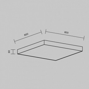 Накладной светильник Maytoni Zon C032CL-90W3K-SQ-B в Можге - mozhga.ok-mebel.com | фото 10